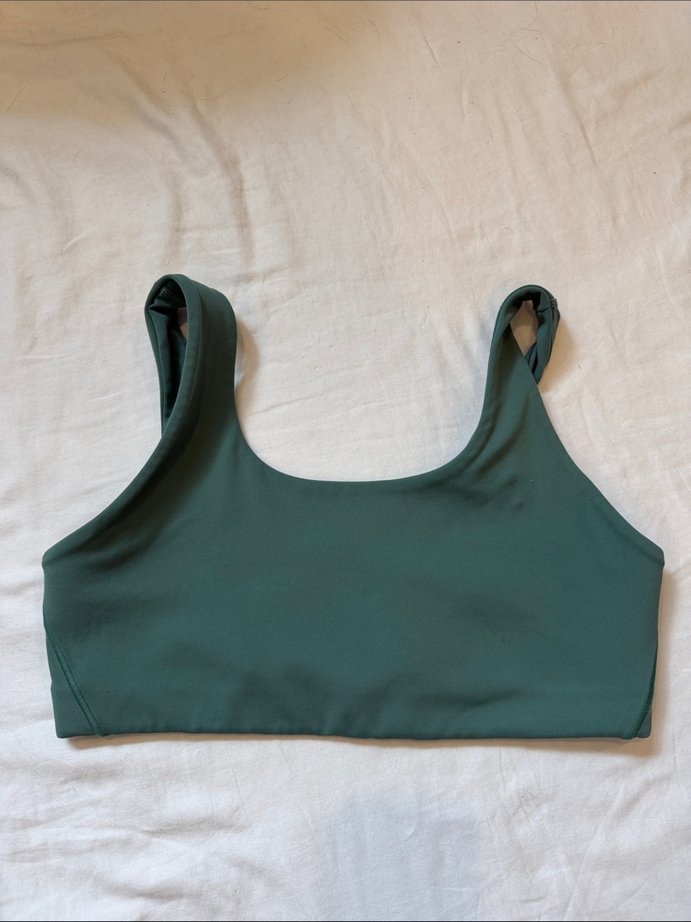 Nike Scoop-Style Sports Bralette in Forest Green